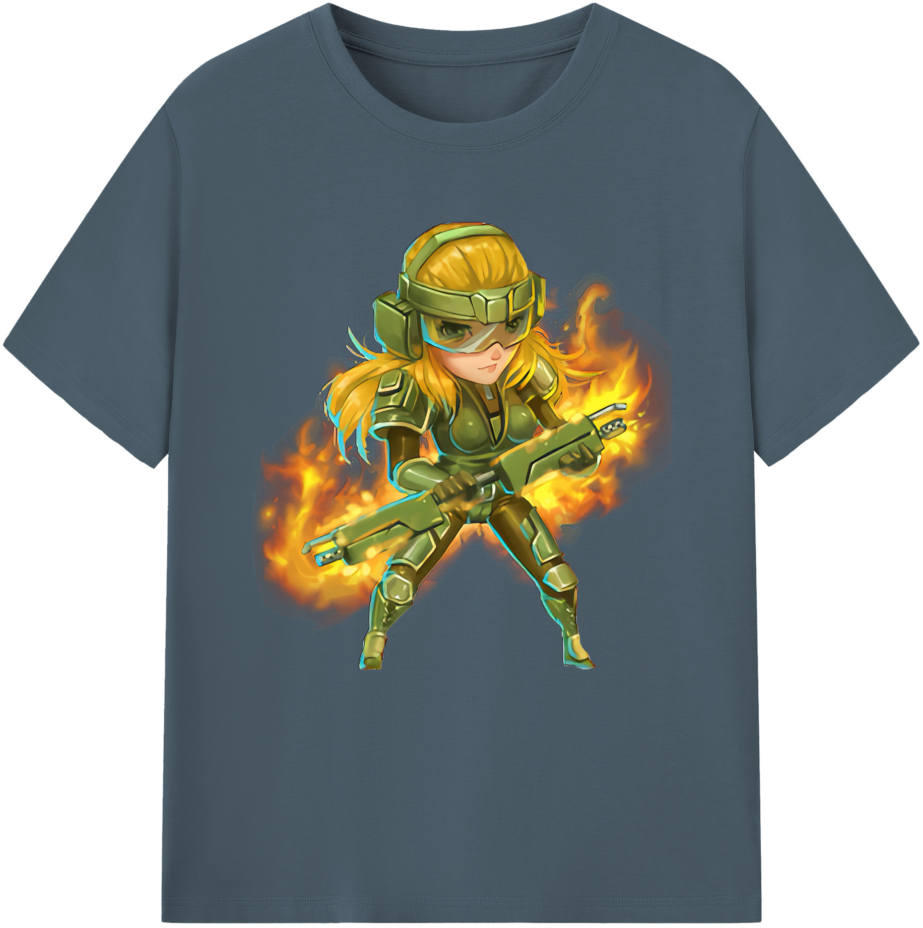 リーグ・オブ・レジェンド League of Legends LOL 綿100％半袖Tシャツ（フロントプリント）